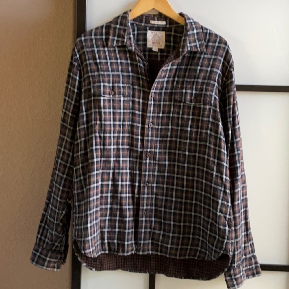 Lucky Brand cotton Plaid Shirt, size M